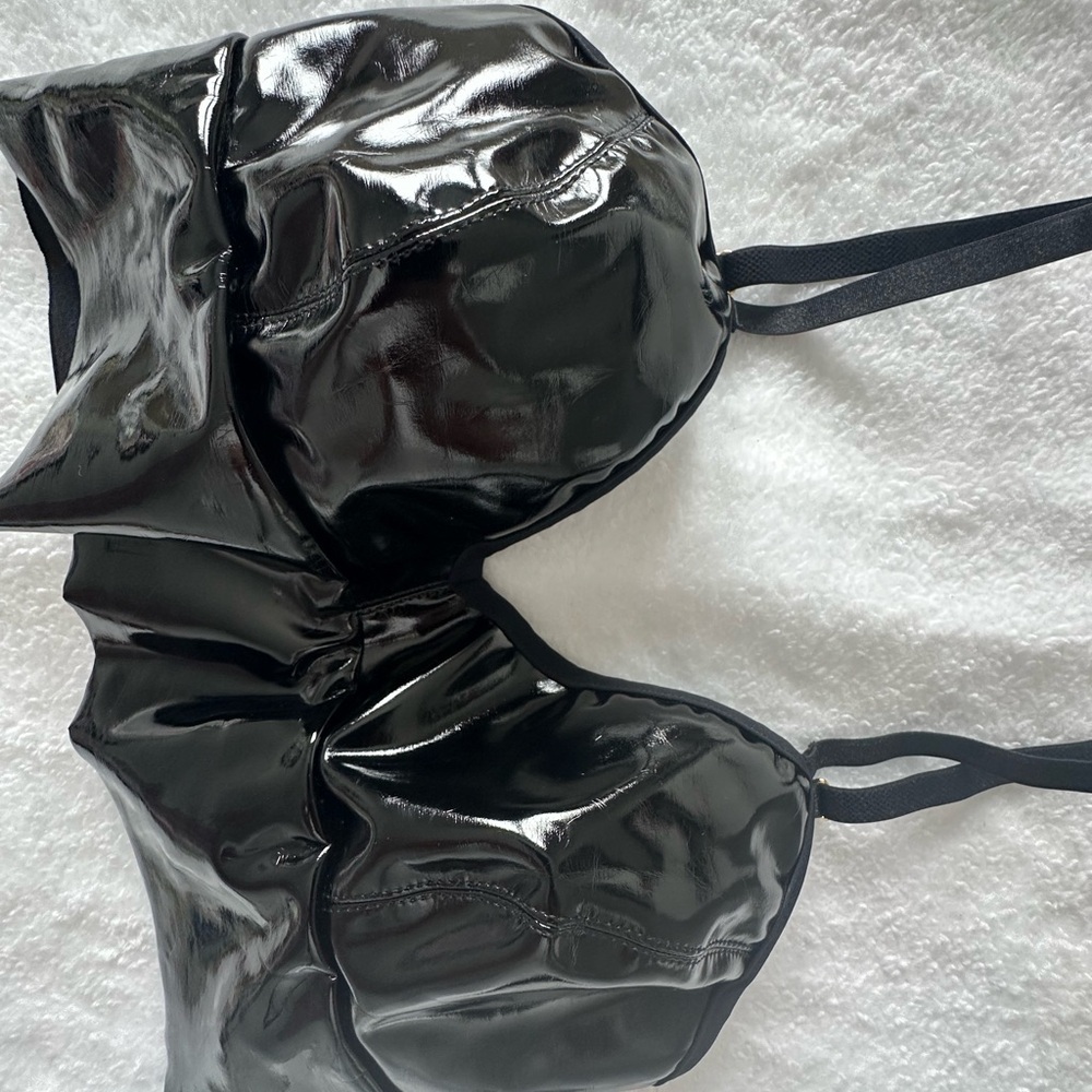 Commando Black Glossy Latex Top